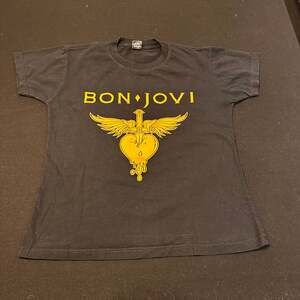 Bon Jovi Winged Heart Tour Black T-Shirt sz Medium